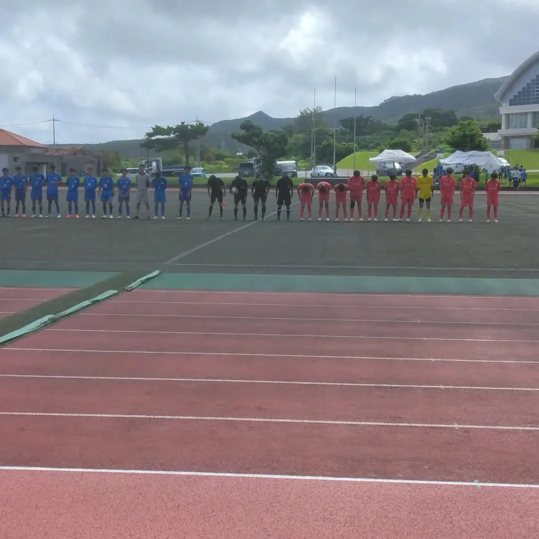 2025年7月22日、恩納村赤間人工芝グラウンドにて中体連県...